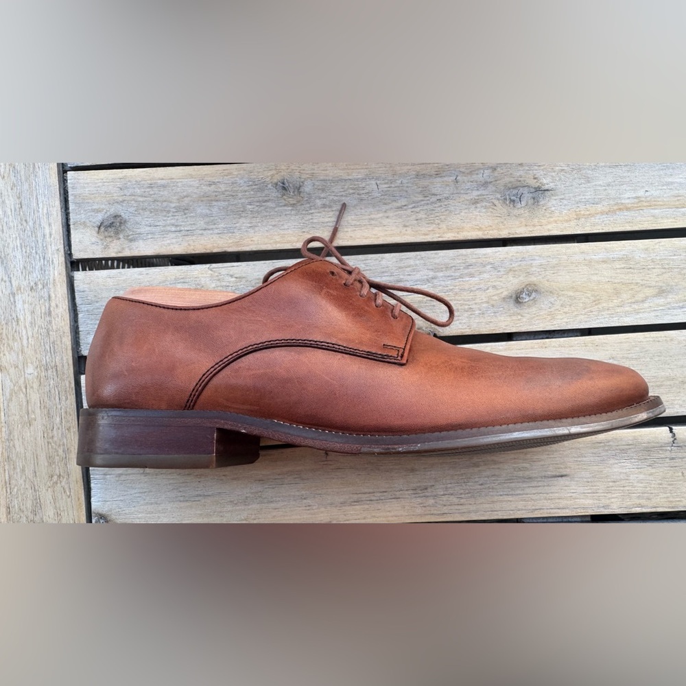 Cole Haan brown Leather Men's Oxfords - Picture 6 of 9